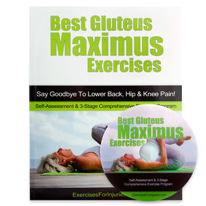 Best Gluteus Maximus Exercises - Manual and DVD with Mini Resistance Bands (EFISP)